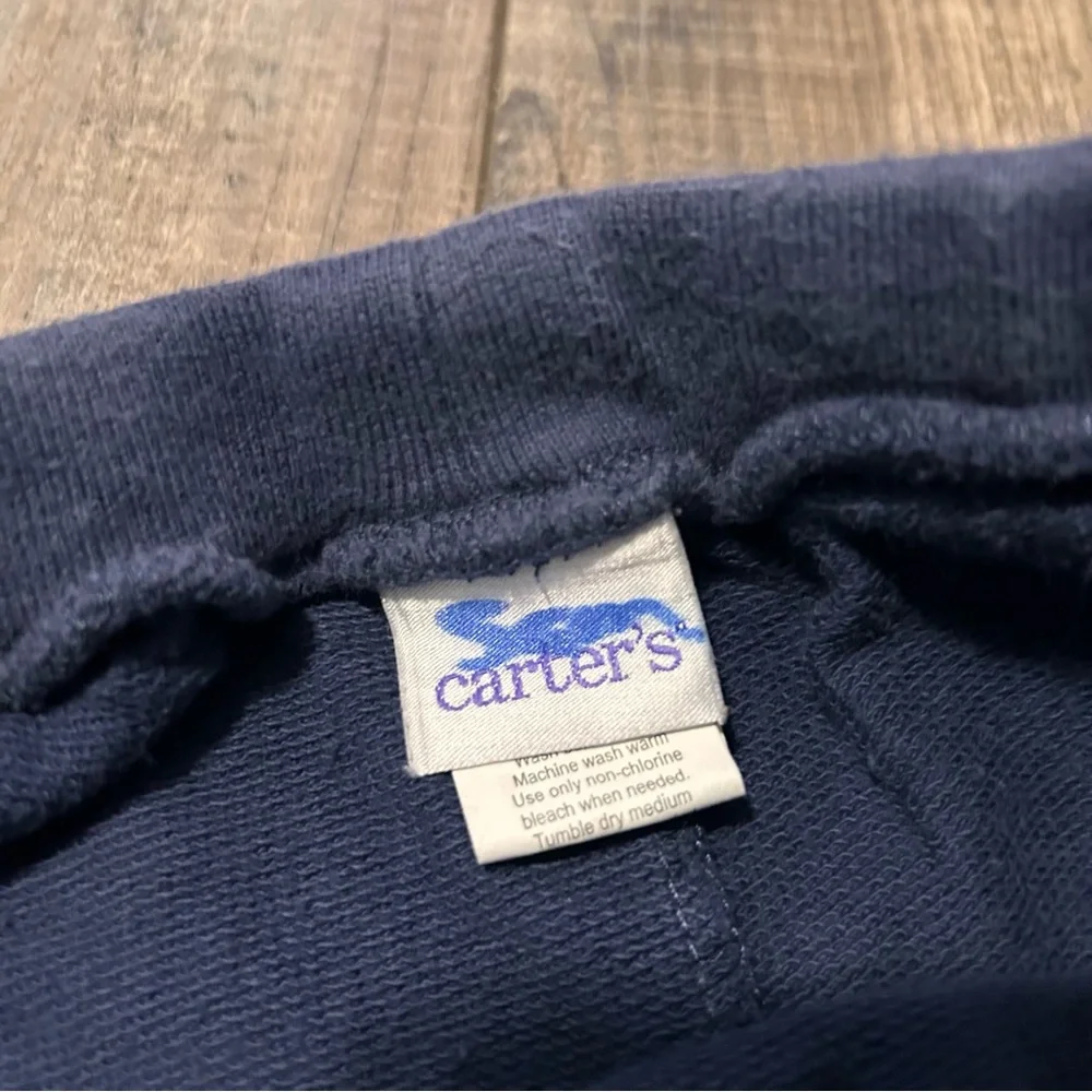 Baby‎ Girl Clothes Vintage Carter's 18-24 Months  Embroidered Blue Skort